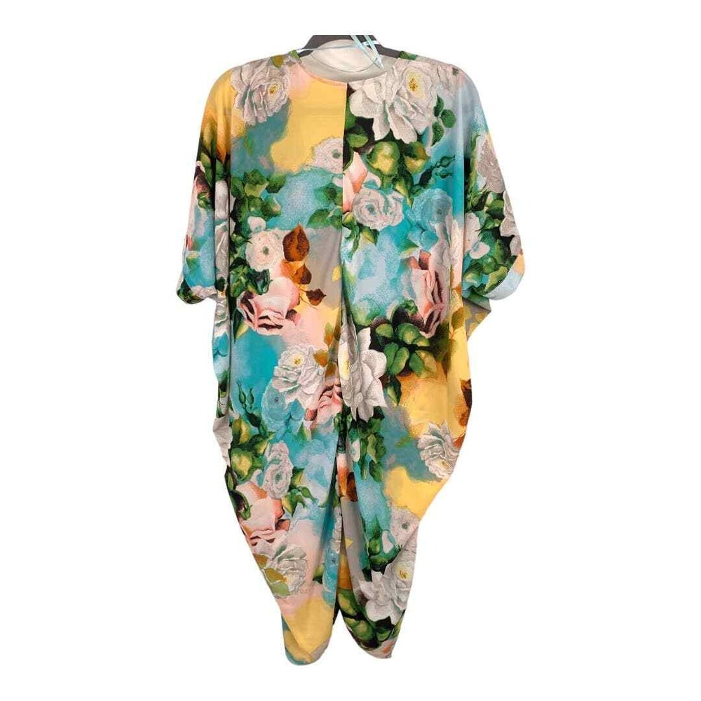 Melissa McCarthy Seven7 Summer Watercolor Floral Print Kimono Sz S